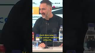 VÍTOR PEREIRA DISPARA CONTRA A IMPRENSA E FALA DE CONTA BANCÁRIA  TNT Sports Entrevista shorts [upl. by Enial]