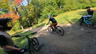 Bromont Bike Park Warm up laps [upl. by Homer]