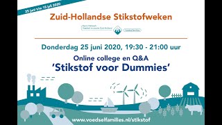 Webinar Stikstof voor Dummies amp Introductie Kringlooplandbouw door Frank Verhoeven [upl. by Maillliw]