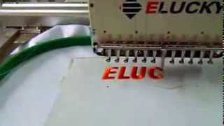 3D embroidery ELUCKY embroidery machine [upl. by Leid815]