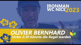 Olivier Bernhard IronmanMarathons unter 230 könnten die Regel werden [upl. by Arlo377]