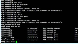 Cisco ASA  Port Channel Configuration [upl. by Flinn203]