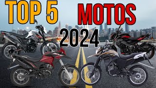 ¡TOP 5 MOTOS INCREÍBLES PARA EL 2024 [upl. by Breger660]