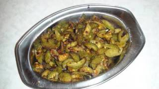 Kantola nu Shhak or Kakora sabzi Recipe Video by Bhavna  Indian Spiny Gourd Fry [upl. by Lukey]