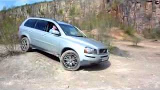 Volvo XC90 off road at BORDA training part 1 of 8 [upl. by Elfont]