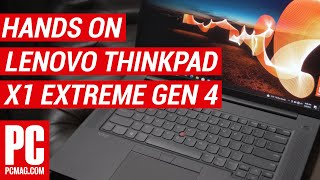 Hands On With Lenovos ThinkPad X1 Extreme Gen 4 Serious Power for Pros [upl. by Esirec23]