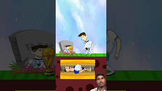 Ronaldo Sacrifice Helps Messi Come Back From Hell shorts animation funny ronaldo messi [upl. by Essirehc]