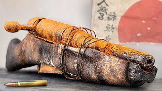 Type 99 Arisaka  Old Japanese Rifle Restoration [upl. by Yunfei]