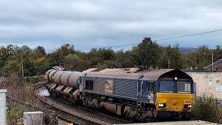 Network Rail RHTT Move Direct Rail Services 66108 tnt 66031 3J11 Carnforth 09102024 [upl. by Trefor987]