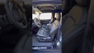 Katzkin Custom 2022 Ford Bronco Big Bend Leather Seats Review [upl. by Annehcu454]