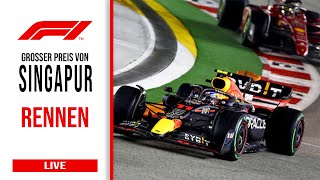 Großer Preis von Singapur Rennen  Formel 1 Live Watchparty [upl. by Kosiur818]