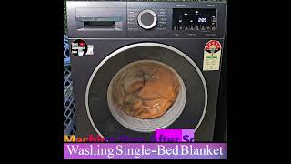 How To Wash Blankets In Bosch 8Kg Series 6 Front Load Washing Machine 2024 Model  bosch shorts [upl. by Greeley]