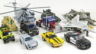 Transformers Movie 1 Autobots Decepticons all Mobilize Vehicles Transform Robots Toys [upl. by Oniluap1]