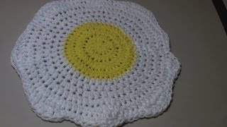 Easy crochet Egg shape dishcloth [upl. by Wang971]