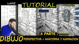 No comiences un dibujo de edificios o personas sin entender la técnica o perspectiva de 2 puntos [upl. by Kayley]