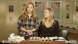 Makeup Challenge with Camryn Grimes and Melissa Ordway [upl. by Salahcin518]