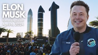 Elon Musk Delivers Bombshell SpaceX Presentation Leaves Audience Speechless April 6 2024 [upl. by Ennayk66]