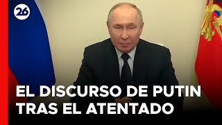 🚨 ATENTADO EN RUSIA  EN VIVO  𝗣𝘂𝘁𝗶𝗻 quot𝗖𝗮𝘀𝘁𝗶𝗴𝗮𝗿𝗲𝗺𝗼𝘀 𝗮 𝗹𝗼𝘀 𝘁𝗲𝗿𝗿𝗼𝗿𝗶𝘀𝘁𝗮𝘀quot [upl. by Ailalue]