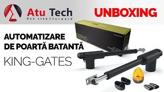 Automatizare pentru poarta batanta uz intens KingGates [upl. by Quin]