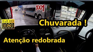 Entrando para o Embarque  Viagem com muita chuva  Rodoviária do Tietê [upl. by Alleen464]