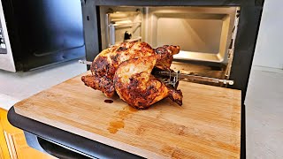 Making Rotisserie Whole Chicken in an Air Fryer  Proscenic T31 [upl. by Goeger]