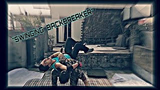 BWA Backyard Wrestling  Swinging Backbreaker [upl. by Aziaf959]