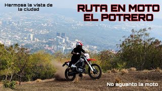 RUTA EN MOTO “El Potrero” en la Denfender 150cc [upl. by Jim]