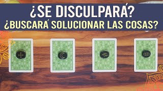 ¿Se disculpará ¿Buscará solucionar las cosas  Tarot interactivo [upl. by Pinebrook]