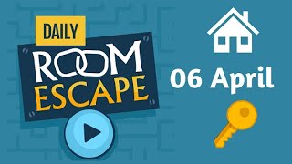 Daily Room Escape  6 April  Full Walkthrough  Crazygames [upl. by Eelessej]