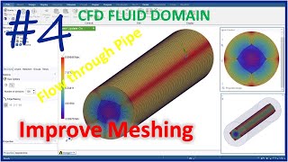 ANSYS SpaceClaim Meshing  How to generate a highquality mesh for fluid flow through straight pipe [upl. by Evars]