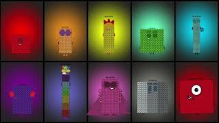 Guess the Hidden Pattern in The BIGGEST Numberblocks Band Reimagined 100M1B [upl. by Sirromal898]