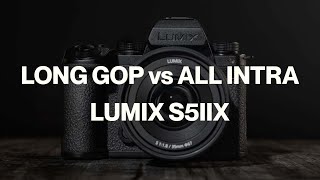 LONG GOP vs ALL INTRA LUMIX S5IIX [upl. by Cerf627]