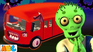 Spooky Wheels On The Bus  Halloween Spooky Songs AllBabiesChannel [upl. by Leahciam]