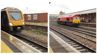 First Video Of 2024 amp Light Movement Trains at Lincoln Central 271223 [upl. by Burhans]