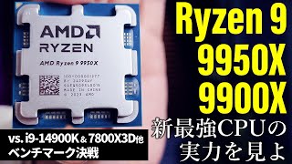 新・最速CPU登場！AMD Ryzen 9 9950X9900Xを最速評価【Core i914900Kとガチ性能比較】 [upl. by Orabel]