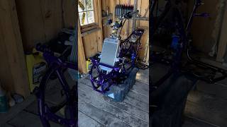 Banshee build yamaha banshee powdercoat illusion purple [upl. by Notyal]