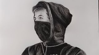 Alan Walker portrait by pencil🤍 Alanwalkermusic wcg24 wearecreators alanwalker shorts [upl. by Gauthier460]