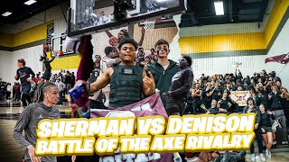 THE BIGGEST RIVALY IN TEXAS‼️ BATTLE OF THE AXE 🪓 SHERMAN V DENISON BASKETBALL FULL GAME HIGHLIGHTS [upl. by Oilisab844]