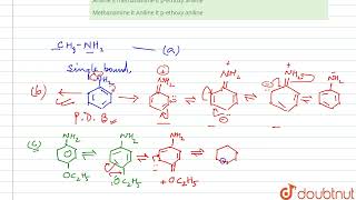 Arrange the following compounds in increasing order ofCNH2bond length Methanamine Aniline [upl. by Hevak311]