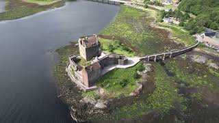 Eilean Donan Castle Corpach Wreck amp Glencoe Valley from Above [upl. by Ihcur200]