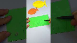 Parentchild handicraftsChildrens handicraftsfunny little fishDIYFoldingDIYTutorial [upl. by Eirelav684]