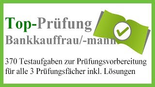 Top Prüfung Bankkauffrau  Bankkaufmann  5 Prüfungsfragen zur Abschlussprüfung [upl. by Amorette]