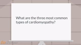 What are the types of cardiomyopathy [upl. by Hendrick]