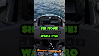 Ski Mode is what sets the Wake Pro apart from the other SeaDoos seadoo [upl. by Kobylak]