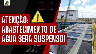 ATENÇÃO CRAÍBAS IGACI E PARTE DE ARAPIRACA FICARÁ SEM ÁGUA NOS DIAS 4 E 5 DE NOVEMBRO [upl. by Adelric58]