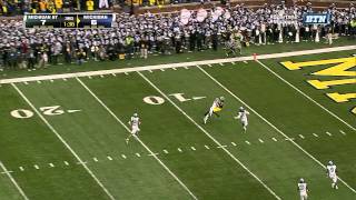 Denard Robinsons Incomplete Pass to Devin Gardner [upl. by Akahc]