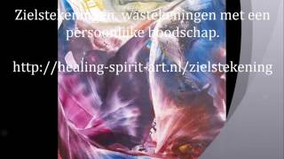 Zielstekeningen en schilderijen Healing spirit art [upl. by Ellehcor303]