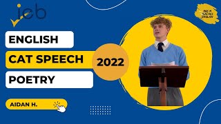 IEB  English HL  CAT speech 2022  Aidan H [upl. by Ynafit294]