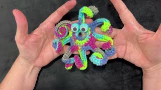 How to Crochet a Googly Eye Curly Leg Octopus  RIGHT handed [upl. by Farland]