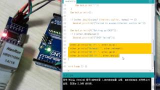 아두이노 강좌  네트워크 01  Lan 연결 ENC28J60 [upl. by Nana]